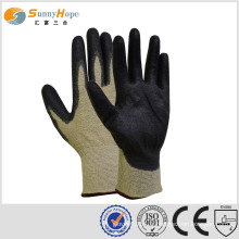 18gauge aramid Gants de coupe revêtus de PU Gants résistants à la coupe